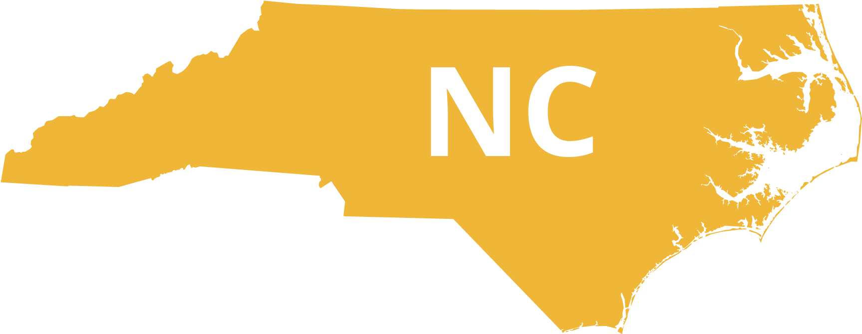 North Carolina Png - North Carolina Capital Map (2124x711), Png Download