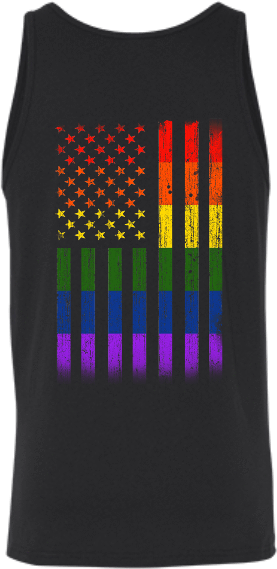 Rainbow Lesbian Gay Pride - Active Tank (1155x1155), Png Download