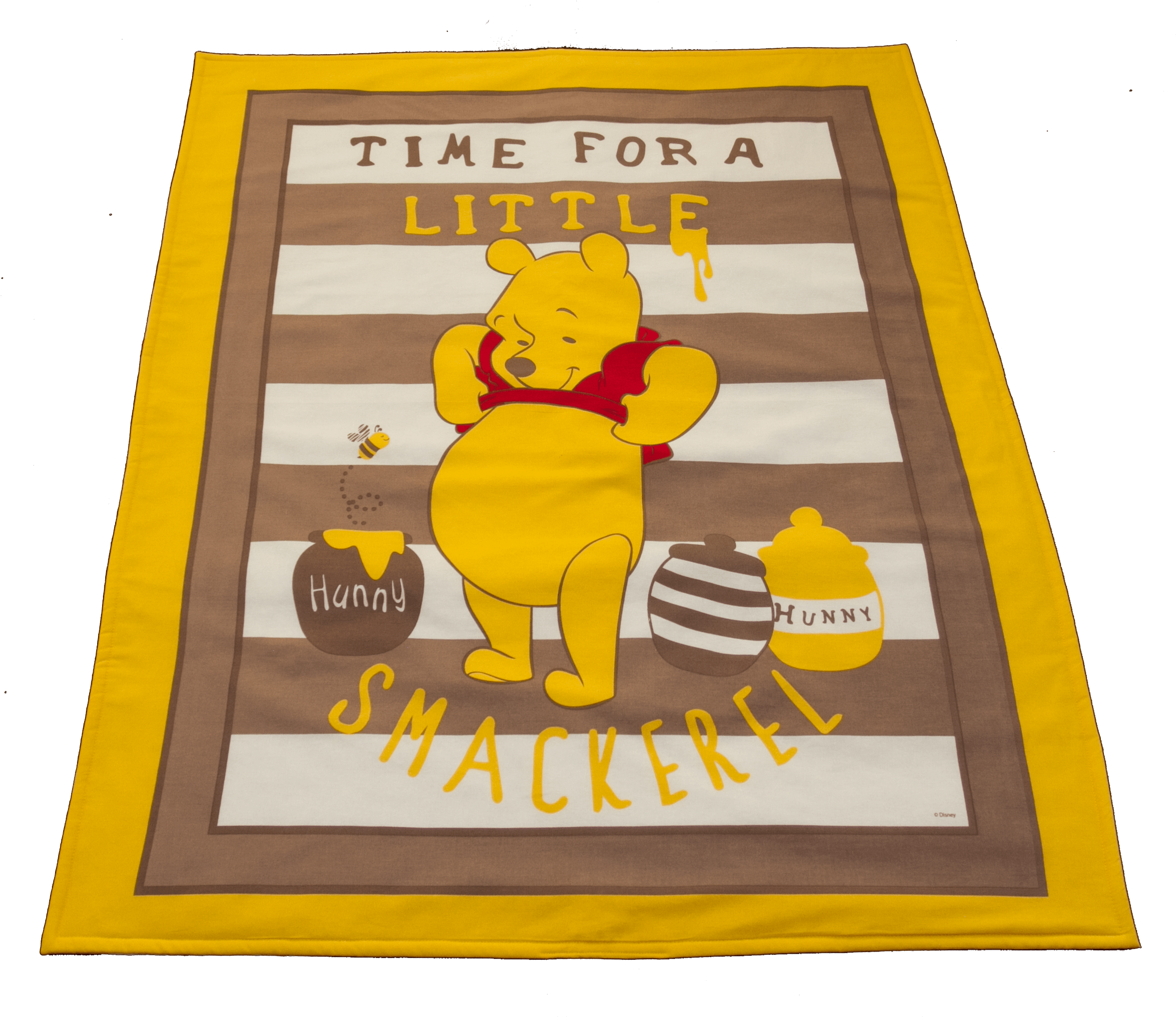 Quilt Pooh Bear - Winnie The Pooh Quilt Panel (2676x2291), Png Download