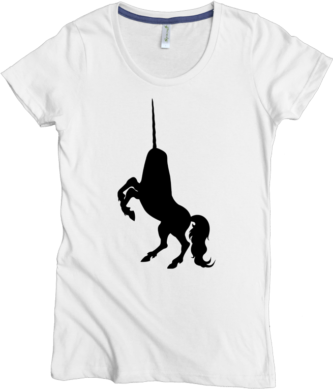 Unicorn Halfbreed W White - T-shirt (792x782), Png Download
