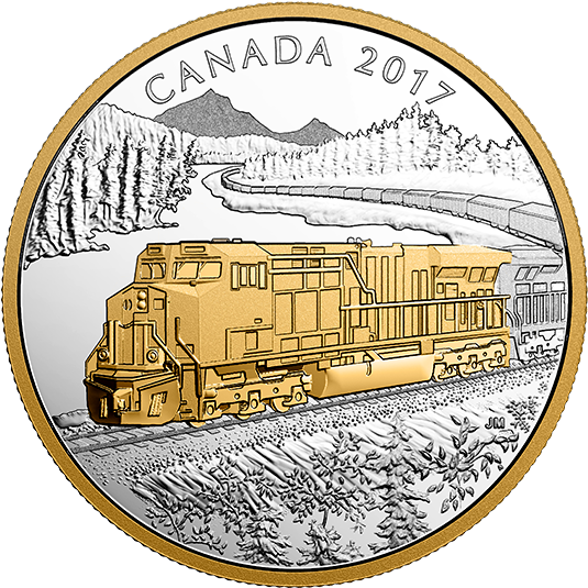 You May Also Like - Canadian Mint 2018 Train Coin (570x570), Png Download
