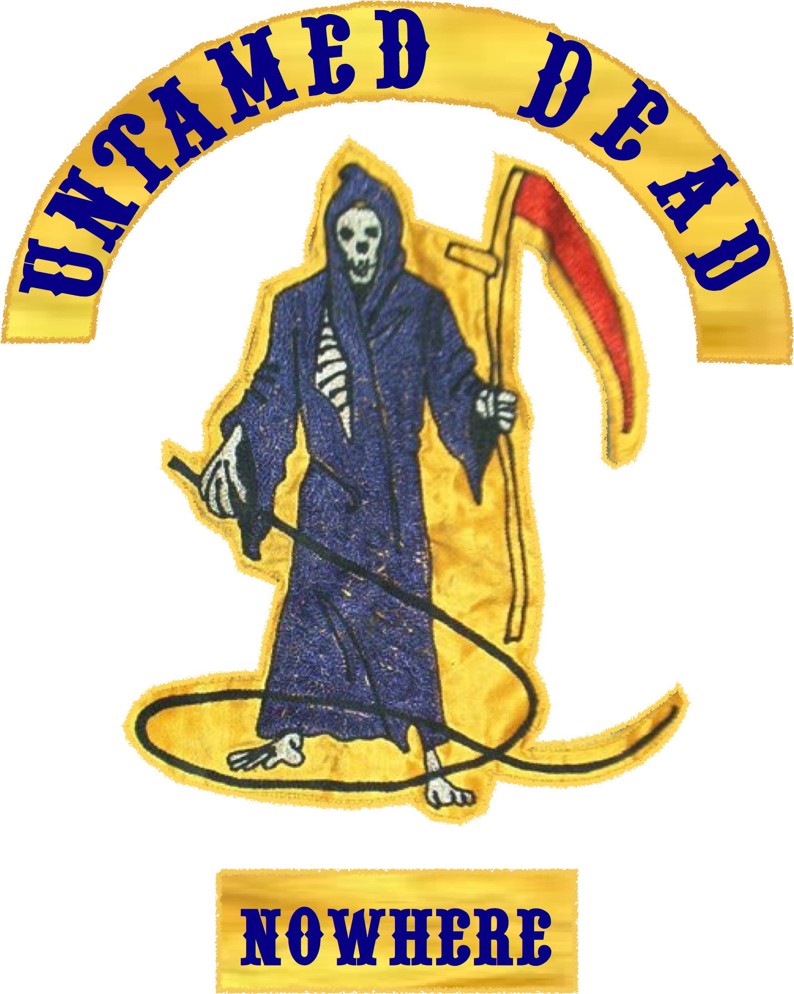 Untamed Dead Logo - Untamed Dead Mc Logo (1818x2290), Png Download