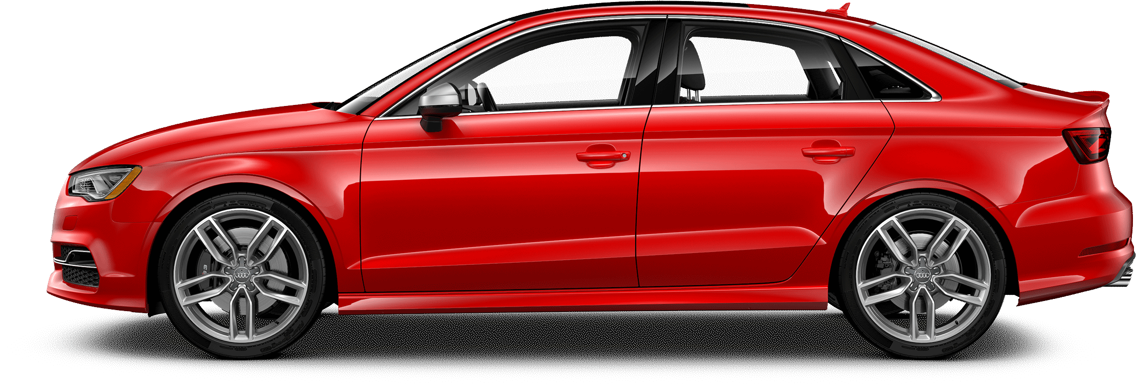 Hq Audi - Audi A3 2017 Red (2867x1613), Png Download