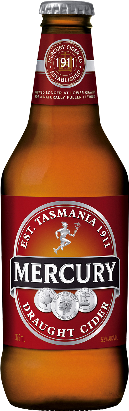 Mercury Cider Draught - 5000 Beer Bottle Png (1600x2000), Png Download