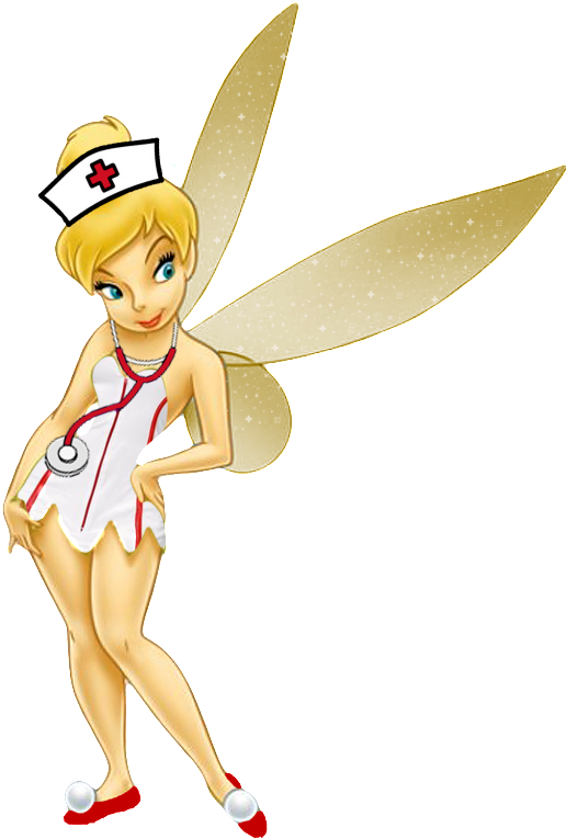 Get Well Soon Tinkerbell Photo - Vauxhall Vivaro Handbrake Cable Fitting (544x789), Png Download