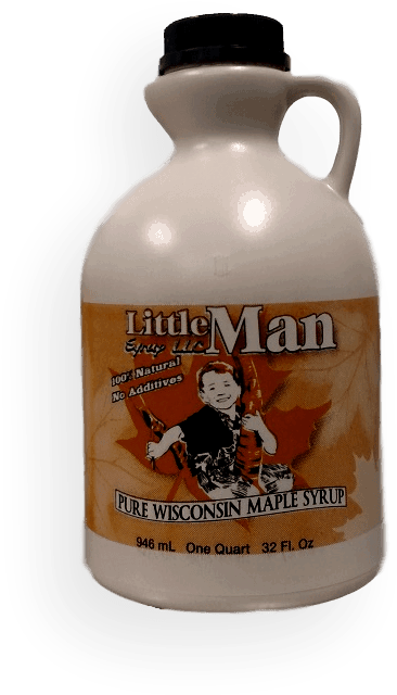 32 Oz Little Man Syrup Jug - Plastic Bottle (632x762), Png Download
