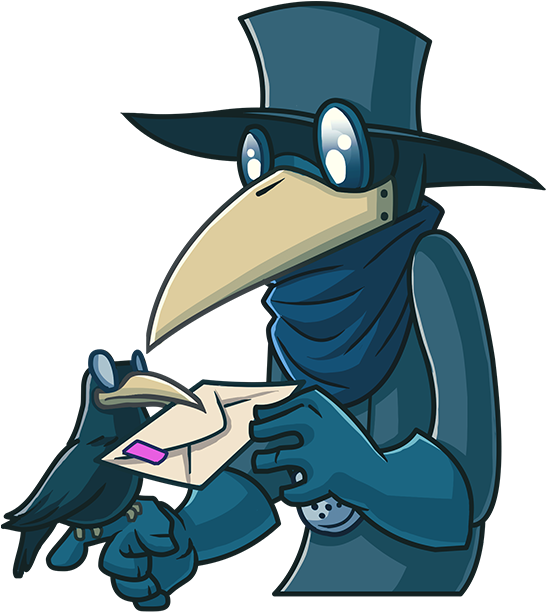 Jean Baptiste Plagouille Messages Sticker-0 - Plague Doctor Telegram Sticker (618x618), Png Download