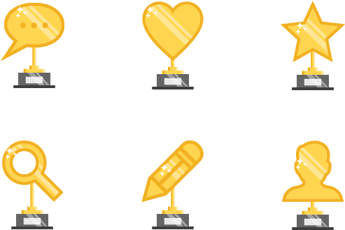 Trophy Icons (800x400), Png Download