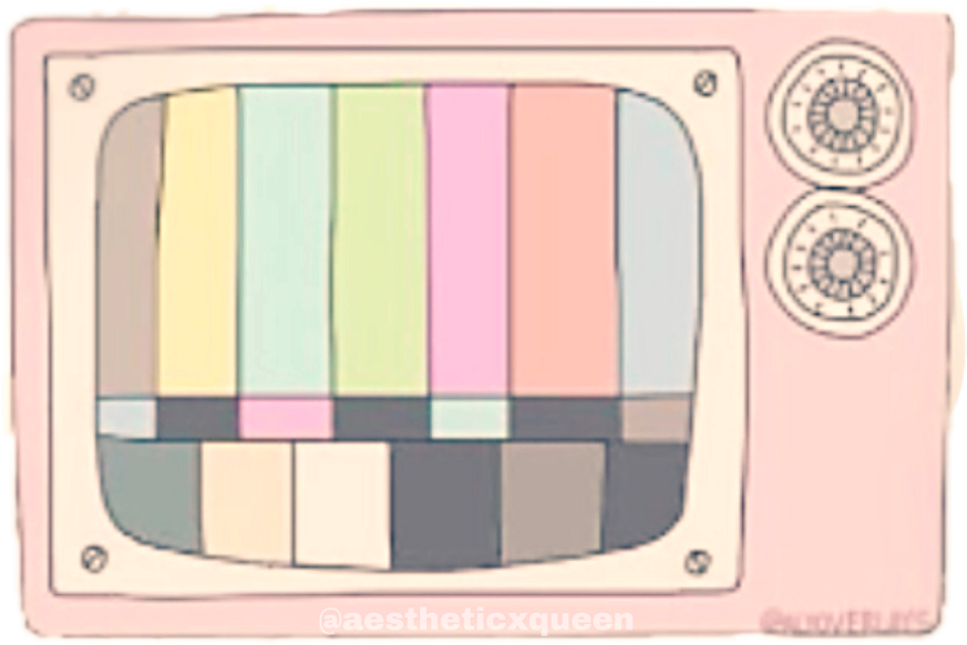 Clipart Tv Vintage Tv - Tv Stickers (1024x1024), Png Download