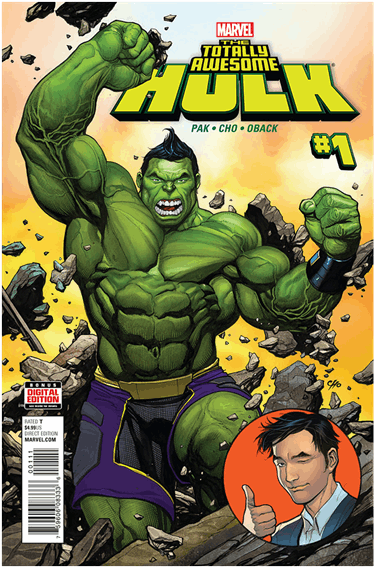 The Totally Awesome Hulk Vol - アマデウス チョ (600x600), Png Download