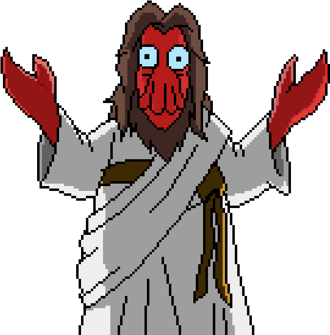 Z O I D B E R G - Zoidberg Jesus Png (1050x750), Png Download