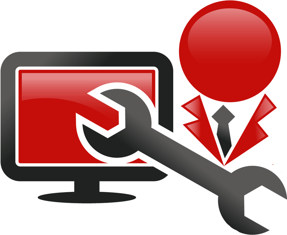 Computer Mechanic Cliparts - Computer Repair Logo Png (931x763), Png Download