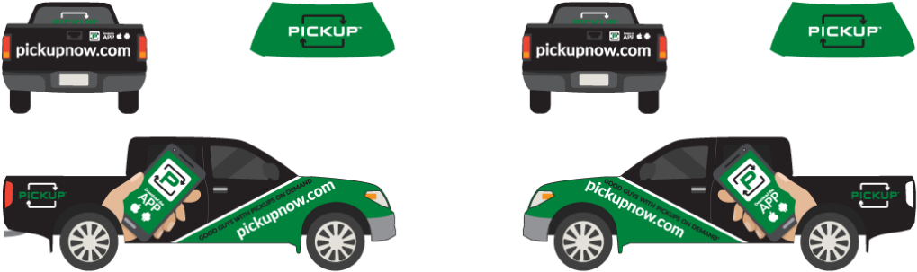 Full Wrap - Pickup Truck (1024x312), Png Download