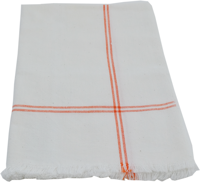 Orange Classic Stripe Napkin - Wool (1024x1024), Png Download