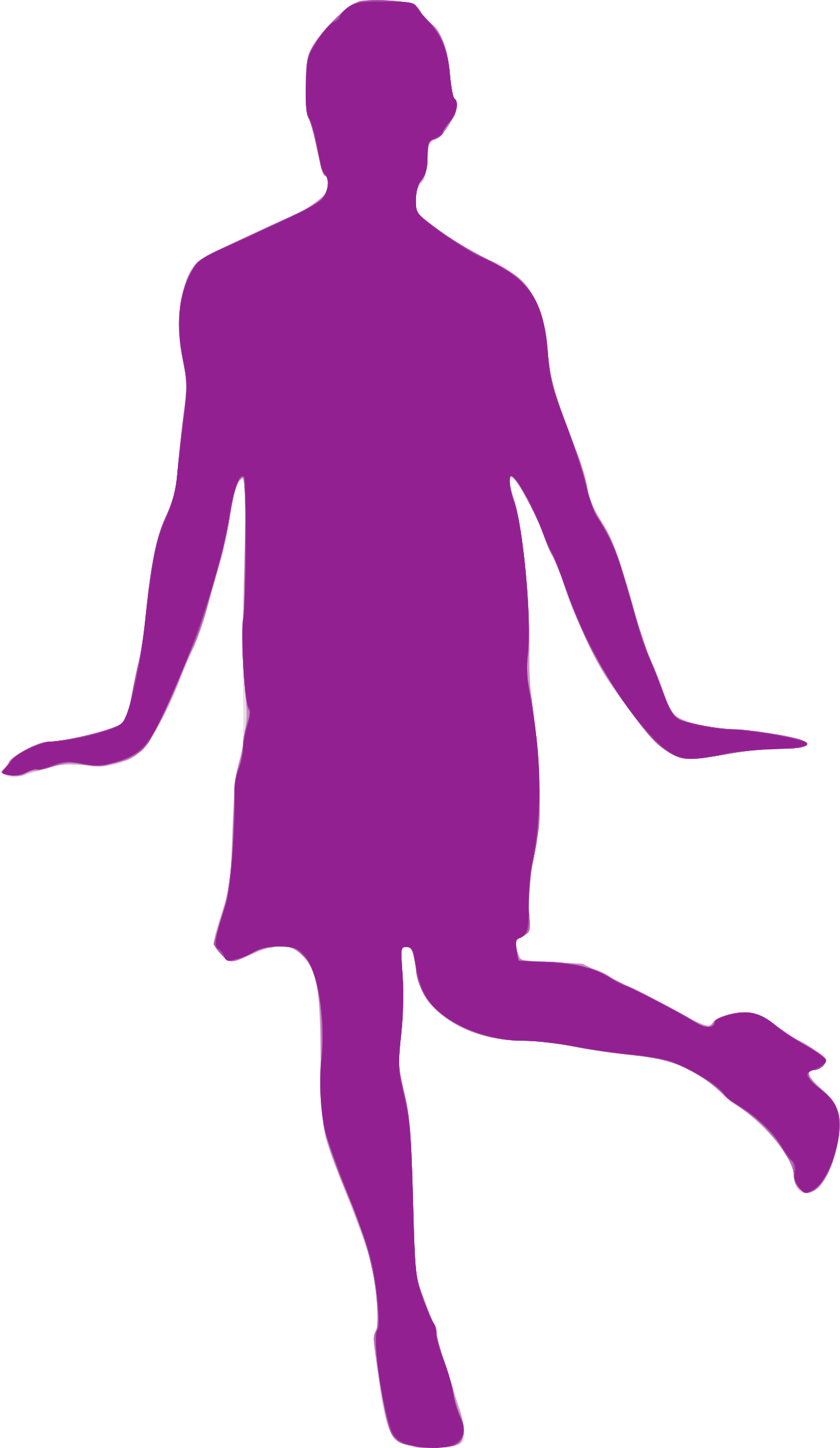 This Free Icons Png Design Of Silhouette Danse 51 (1393x2400), Png Download