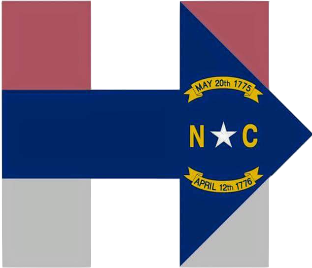 Hillary For North Carolina - North Carolina Flag 2016 (720x720), Png Download