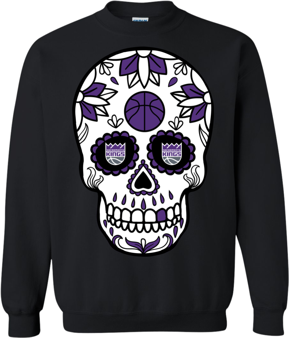 Sacramento Kings Basketball Sugar Skull Day Of The - Golden Knights Sugar Skull (1155x1155), Png Download