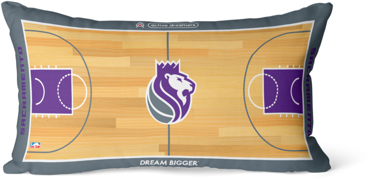 Sacramento Kings Lumbar Pillow - Lumbar (1024x1024), Png Download