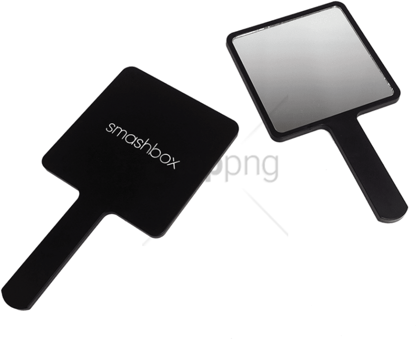 Free Png Flat Hand Held Mirror Item Png Image With - Smashbox Handheld Mirror (850x681), Png Download