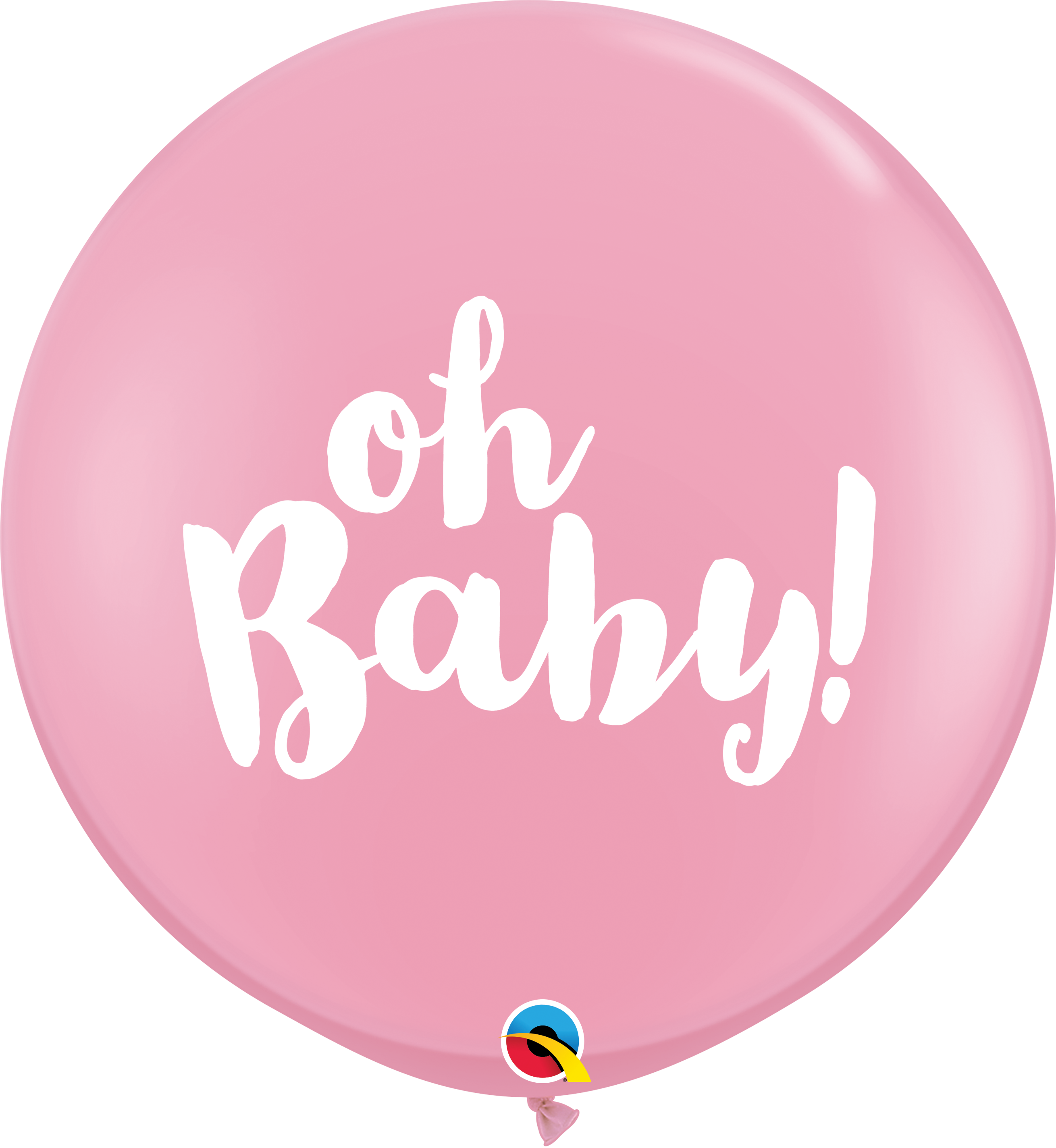Qualatex Oh Baby (2620x2848), Png Download