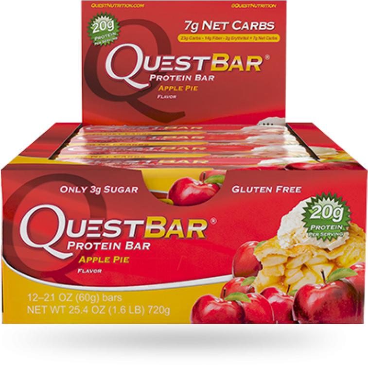 Quest Protein Bars Apple Pie - Protein Bar (800x1200), Png Download