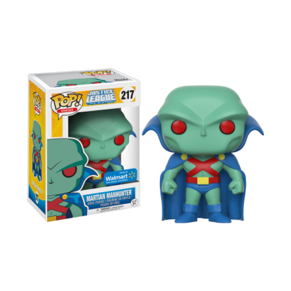 Dc Universe Justice League Animated Pop Vinyl Figure - Martian Manhunter Funko Pop Cw (570x741), Png Download