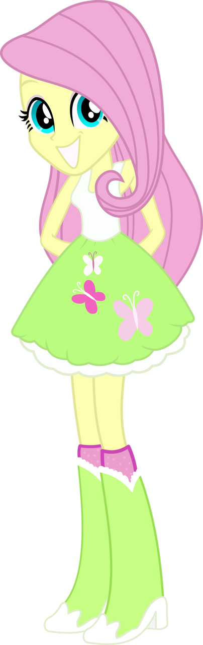 Фото, Автор Catya - My Little Pony Equestria Girls Fluttershy Png (404x1280), Png Download