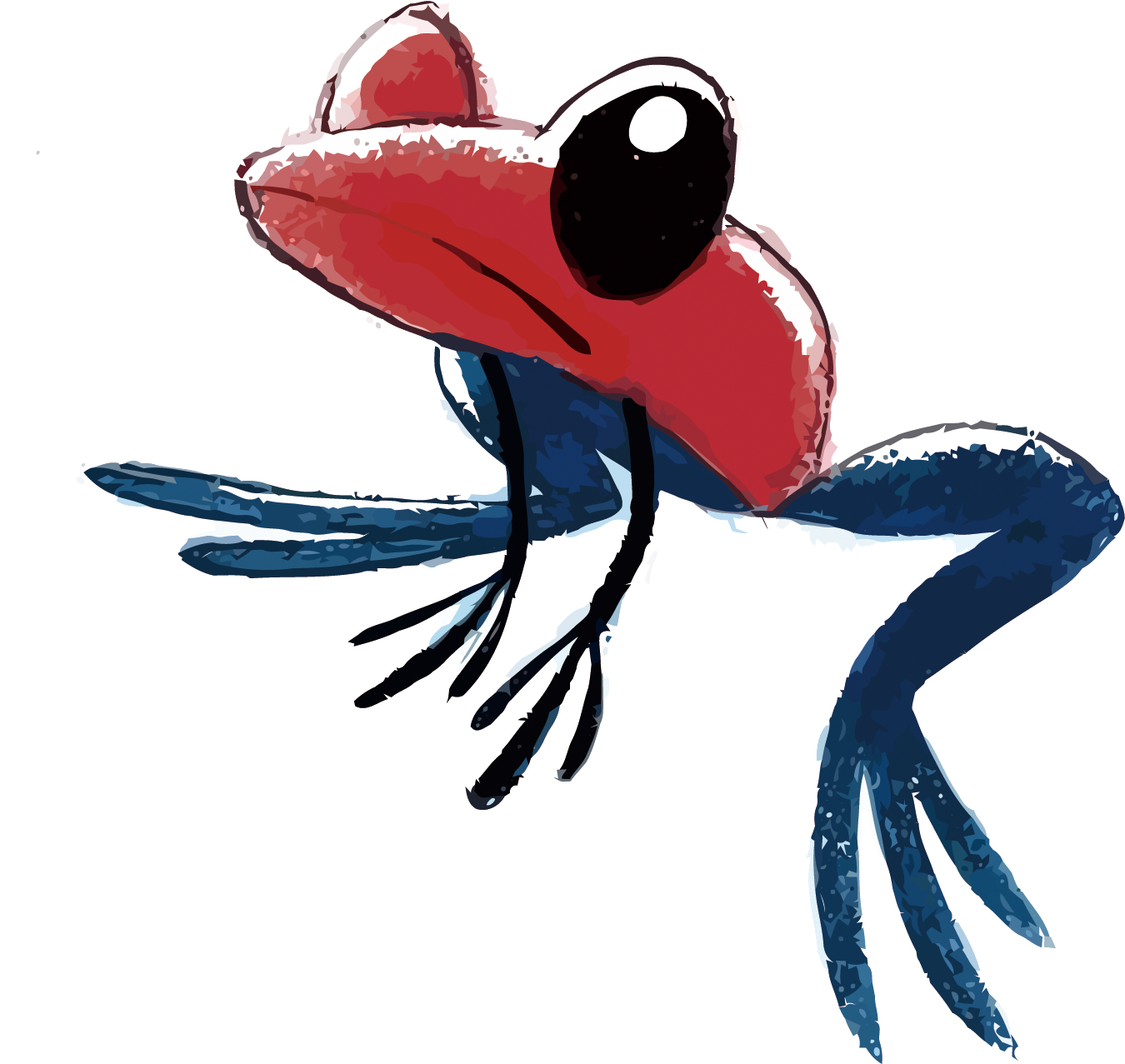 Poison Dart Frog Clipart Strawberry Poison - Poison Dart Frog Drawing Cute (1500x1449), Png Download