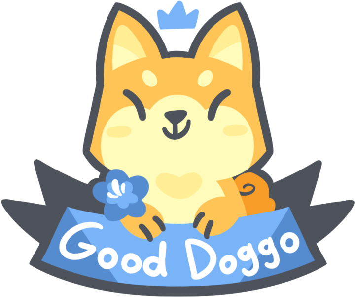 Doggo Zine Charm Bundle - Cartoon (1005x901), Png Download