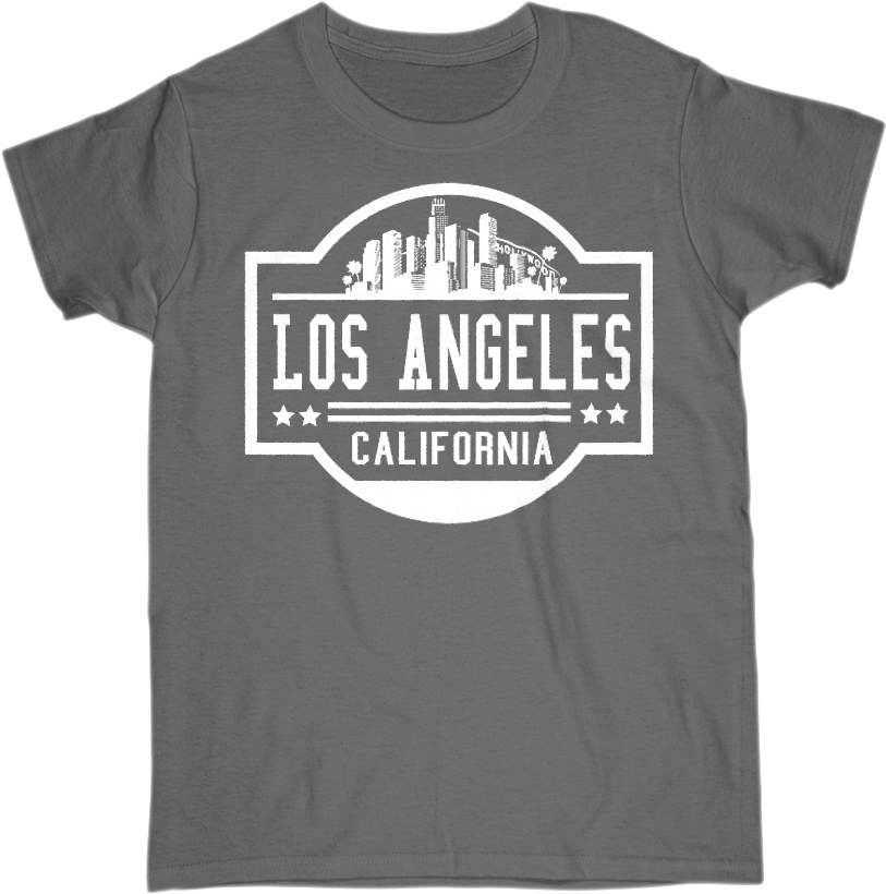 Women's T-shirts S / Black Los Angeles Skyline California - New York Philharmonic T Shirt (1000x1000), Png Download