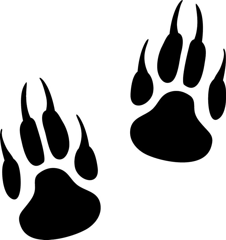 Wolf Tracks Rubber Stamp - Wolf Tracks Png (752x800), Png Download