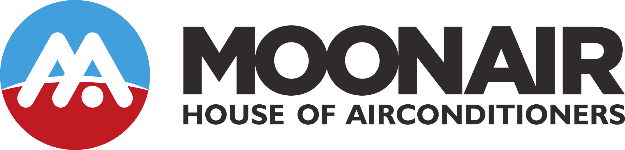 Moonair - Graphic Design (2149x516), Png Download