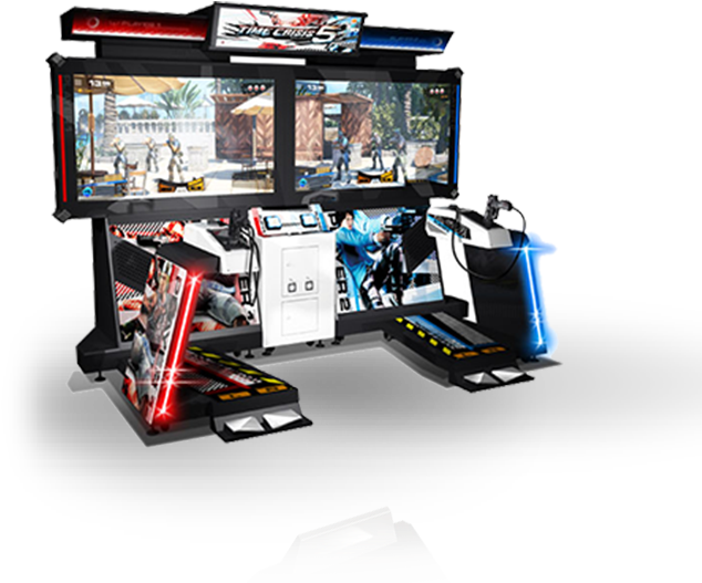 Coin-operated Entertainment Machine - Time Crisis 5 Arcade Machine (750x602), Png Download