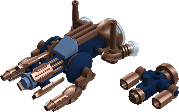 Grim Superheavy Strike Fighter 2 - Lego (800x400), Png Download
