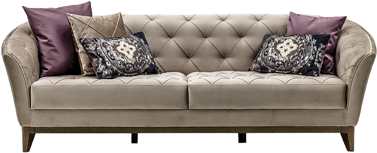 Rain Living Room - Studio Couch (900x401), Png Download