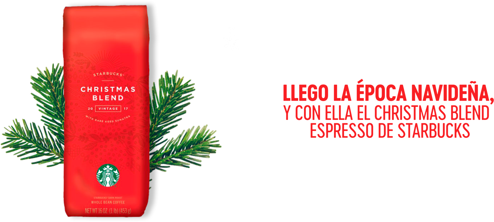 17 Nov Stbks Banner Navidad Christmas Blend Pngs - Starbucks (1920x778), Png Download