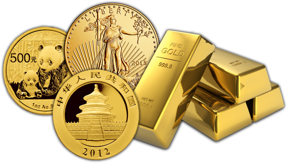 Investment Gold Bullion Online The Safe And Legit - Gold Bars (1000x598), Png Download