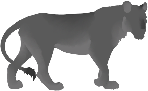 Tags - Lioness Png, - Lioden Ear Tufts Onyx (640x500), Png Download