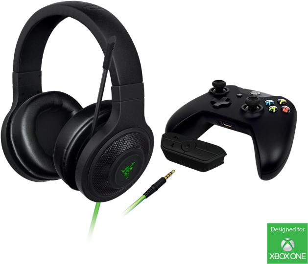 Gaming Headset Png - Razer Kraken Pro V2 Xbox One (655x539), Png Download