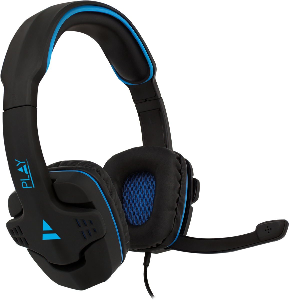 Play Over-ear Headset With Mic Mute Pl3320 - Slušalke In Mikrofon (1400x1296), Png Download