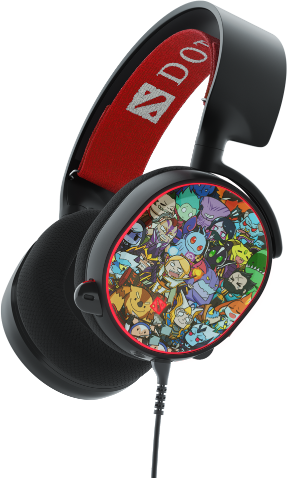 Steelseries Arctis 5 Dota 2 (1000x1000), Png Download