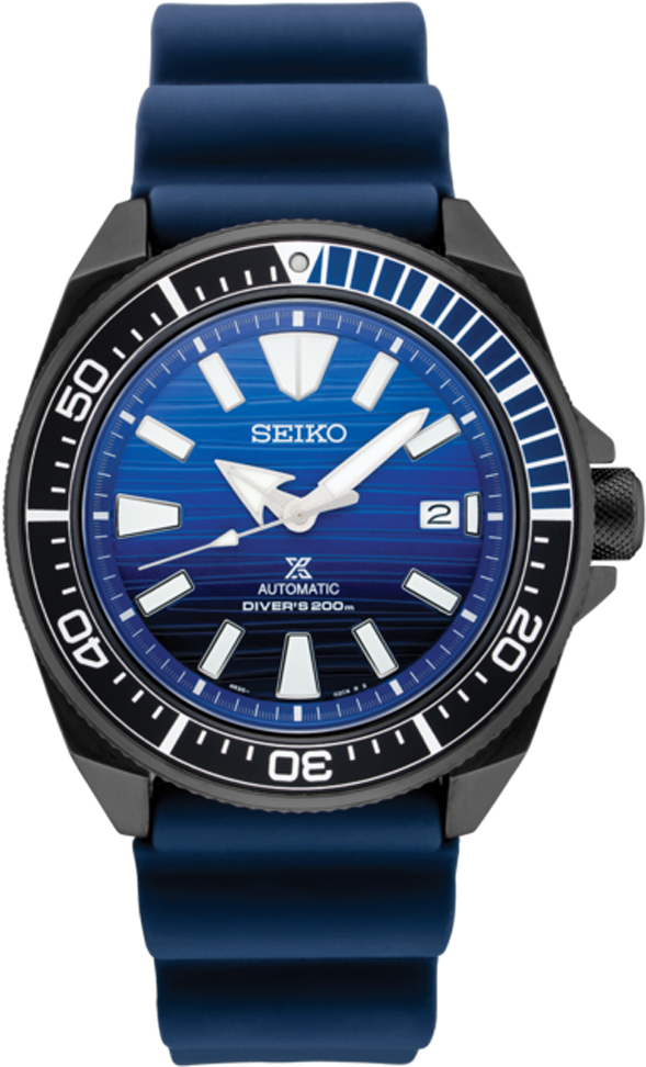 Seiko Prospex Samurai Blue Whale Special Edition - Seiko Srpd09 (1008x1008), Png Download