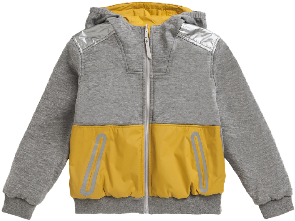 Logan Boys' Jacket Golden Yellow - Hoodie (1140x1140), Png Download