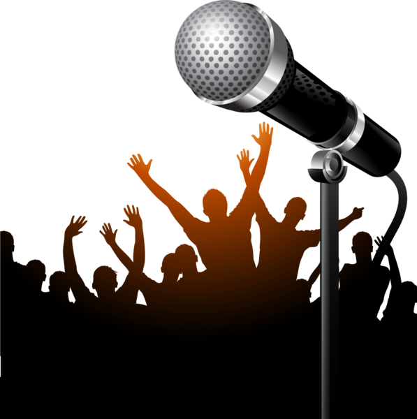 Audience - Free Microphone (597x600), Png Download