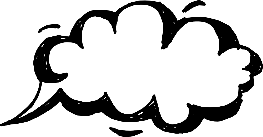 50 Hand Drawn Comic Speech Bubbles Vector Svg Png (1000x523), Png Download