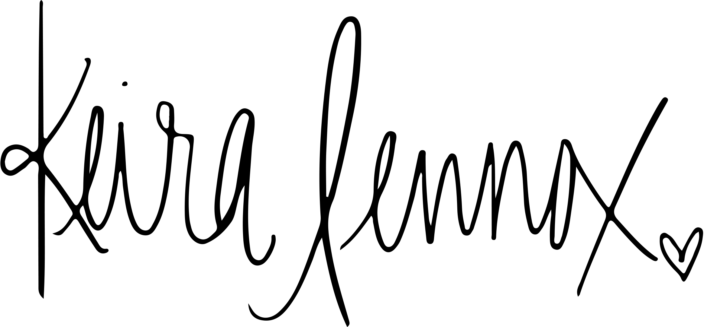 Keira Lennox - Calligraphy (2329x1084), Png Download