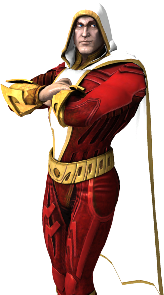 เด็กๆบานเบอะ คงต้องมีฉาก Shazam ไปยืนกินขนมลูกอมเล่นแน่ๆ - Shazam Injustice God Among Us (787x1014), Png Download