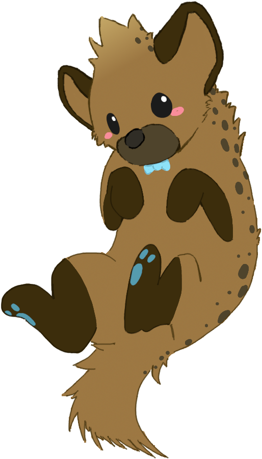 Cute Hyena - Cartoon (1080x1080), Png Download