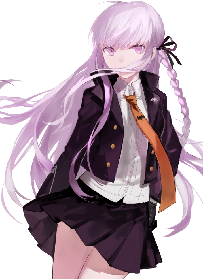 Misceláneo Fondo De Pantalla Probably With A Mantilla - Dangan Ronpa Kirigiri Fanart (704x1000), Png Download