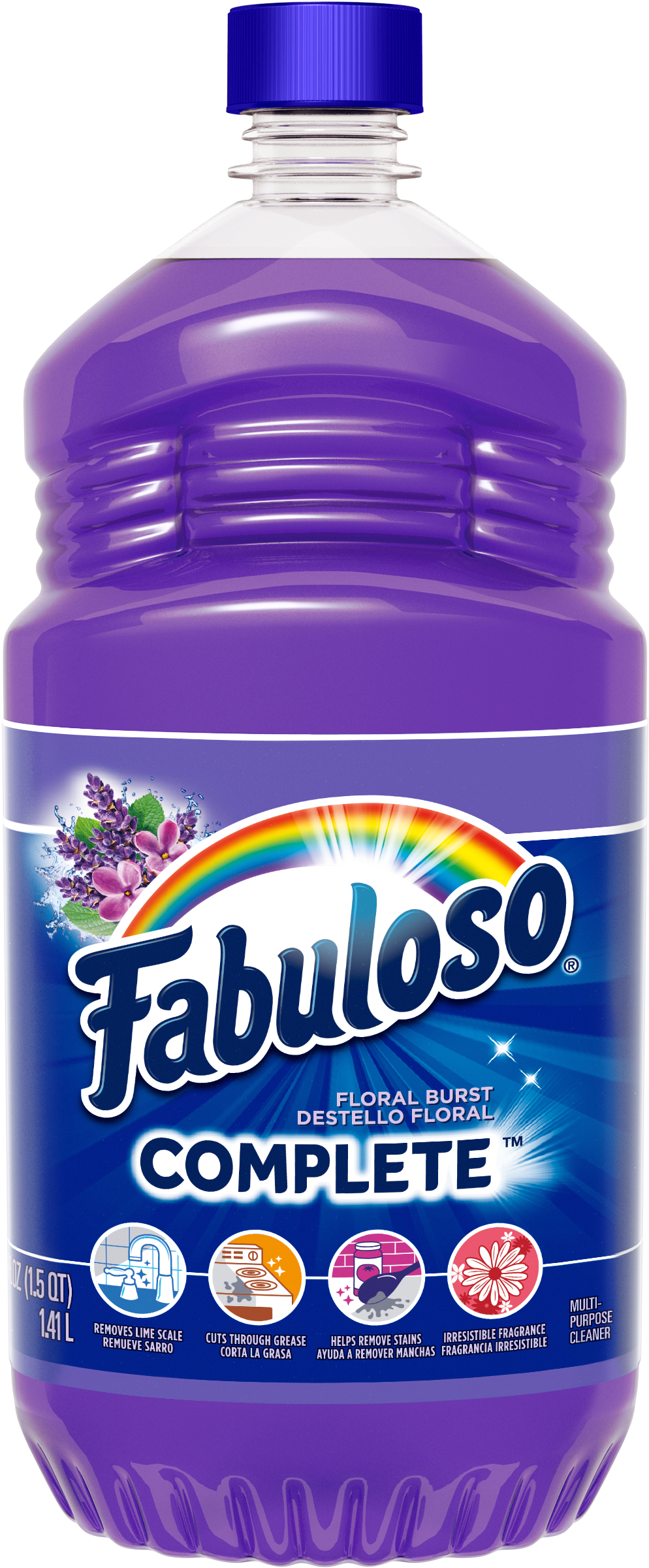 Fabuloso Complete All-purpose Household Cleaner, Floral - Fabuloso (2500x2500), Png Download